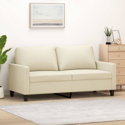 2-Sitzer-Sofa Creme 140 cm...