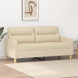 2-Sitzer-Sofa Creme 140 cm...