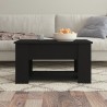 Couchtisch Schwarz 79x49x41 cm Holzwerkstoff