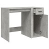 Schreibtisch Betongrau 100x49x75 cm Holzwerkstoff