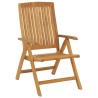 5-tlg. Garten-Lounge-Set Massivholz Teak