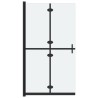 Faltbare begehbare Duschwand ESG-Glas mattiert 70x190 cm