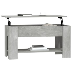 Couchtisch Betongrau 101x49x52 cm Holzwerkstoff