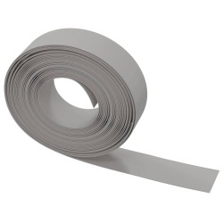 Rasenkanten 4 Stk. Grau 10 m 15 cm Polyethylen