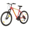 Mountainbike 21 Gang 27,5 Zoll Rad 50 cm Rot