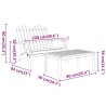 3-tlg. Garten-Lounge-Set Adirondack Massivholz Akazie