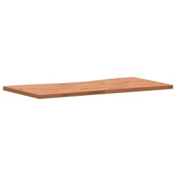 Schreibtischplatte 100x(45-50)x2,5 cm Massivholz Buche