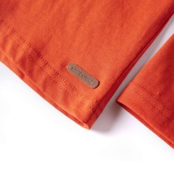 Kinder-Langarmshirt Orange 104