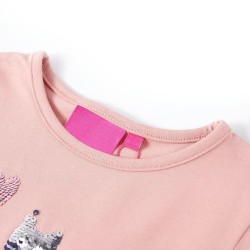 Kinder-Langarmshirt Hellrosa 140