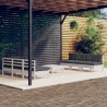 7-tlg. Garten-Lounge-Set mit Anthrazit Kissen Kiefernholz