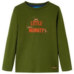 Kinder-Langarmshirt Dunkles...