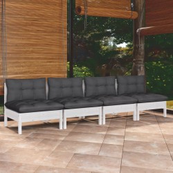 4-Sitzer-Gartensofa mit...