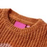 Kinderpullover Gestrickt Cognac 128