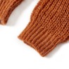 Kinderpullover Gestrickt Cognac 128