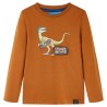 Kinder-Langarmshirt Cognac 116