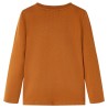 Kinder-Langarmshirt Cognac 116