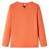 Kinder-Langarmshirt Dunkelorange 104