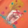 Kinder-Langarmshirt Dunkelorange 104