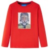 Kinder-Langarmshirt Rot 92