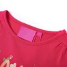 Kinder-Langarmshirt Knallrosa 92