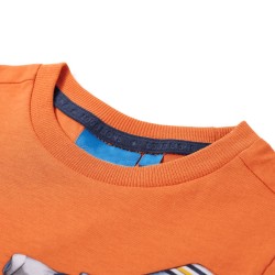 Kinder-Langarmshirt Dunkelorange 104