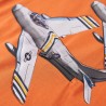 Kinder-Langarmshirt Dunkelorange 128