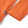 Kinder-Langarmshirt Dunkelorange 128