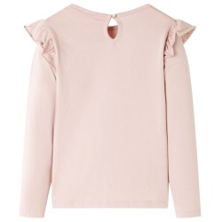 Kinder-Langarmshirt Rosa 128