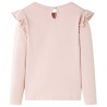 Kinder-Langarmshirt Rosa 104