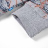 Kinder-Sweatshirt Grau Melange 140