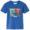 Kinder-T-Shirt Dunkelblau Melange 104