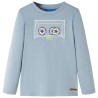 Kinder-Langarmshirt Hellblau 140