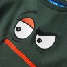 Kinder-Sweatshirt Dunkelgrün 116