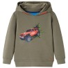 Kinder-Kapuzenpullover Khaki 140