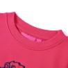 Kinder-Sweatshirt Knallrosa 128