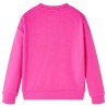 Kinder-Sweatshirt Dunkelrosa 116