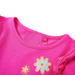 Kinder-Langarmshirt Dunkelrosa 116