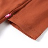 Kinder-Langarmshirt Cognac 116