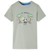 Kinder-T-Shirt Helles Khaki 140