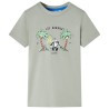 Kinder-T-Shirt Helles Khaki 116