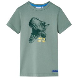 Kinder-T-Shirt Khaki 128