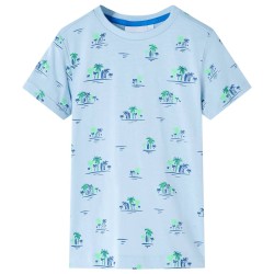 Kinder-T-Shirt Hellblau 104