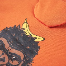 Kinder-Sweatshirt Dunkelorange 116