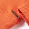 Kinder-Sweatshirt Dunkelorange 116