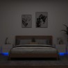 Wand-Nachttische mit LED-Leuchten 2 Stk. Weiß