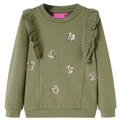 Kinder-Sweatshirt Khaki 92