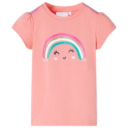 Kinder-T-Shirt Korallenrosa...