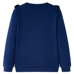 Kinder-Sweatshirt Marineblau 140