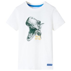 Kinder-T-Shirt Ecru 116