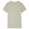 Kinder-T-Shirt Helles Khaki 128